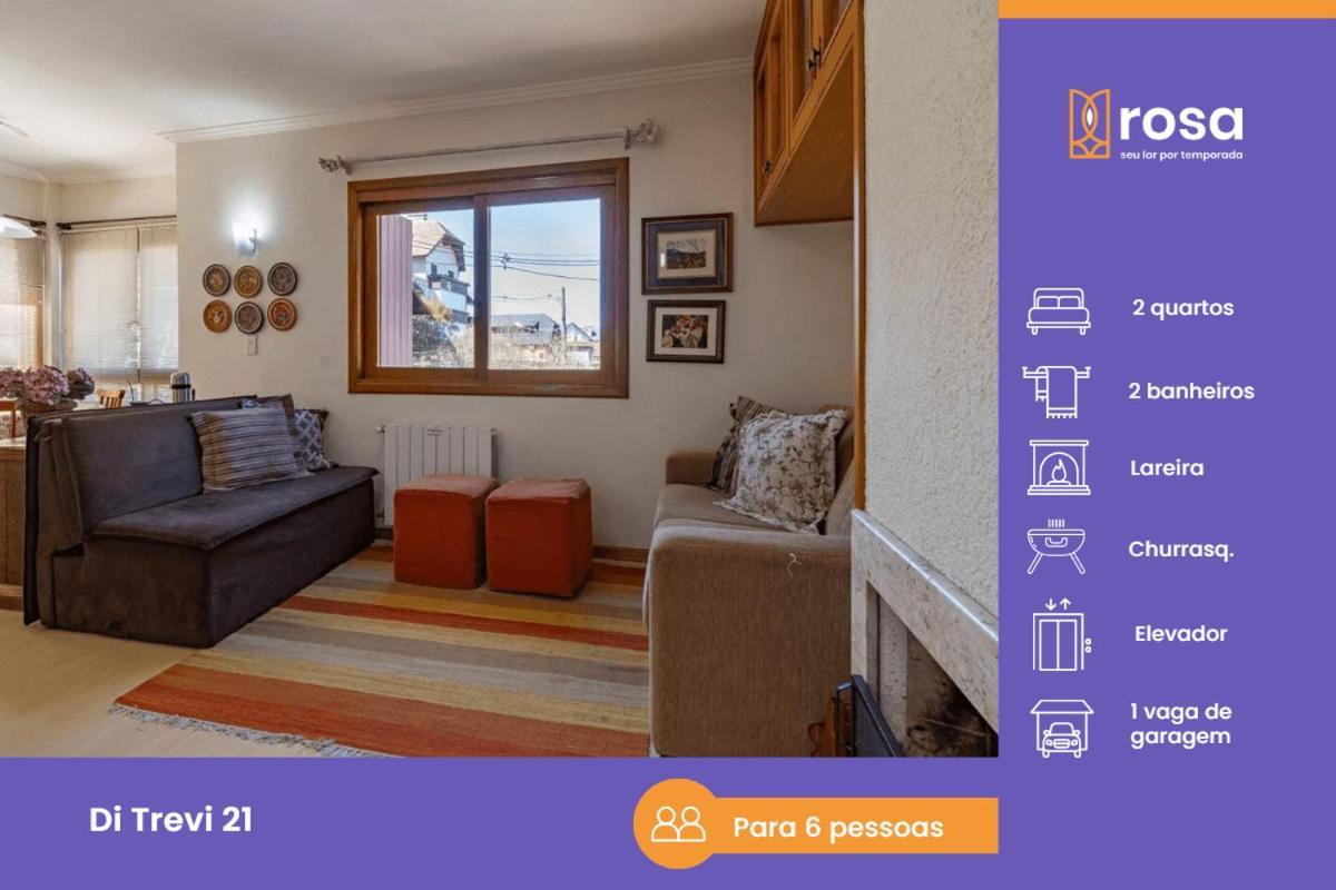 Rosa Edificio Di Trevi Apartment Gramado Luaran gambar